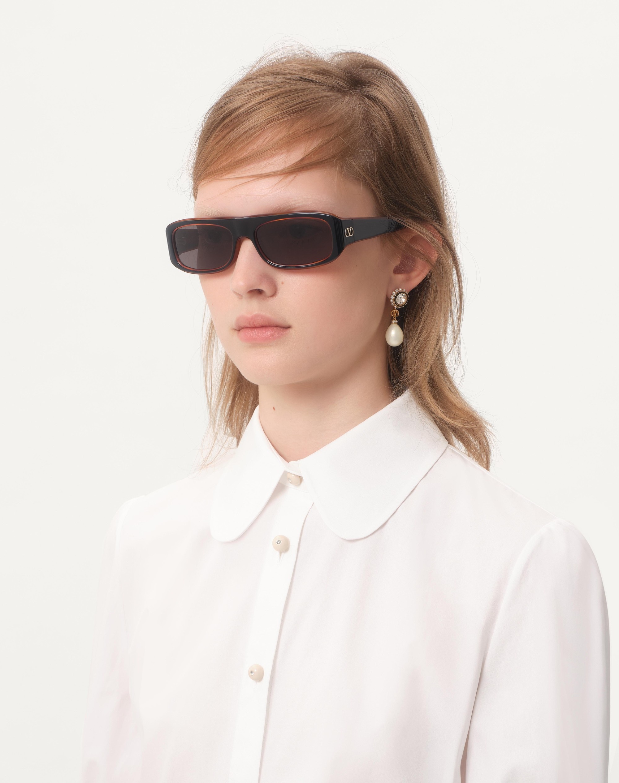 SLEEK RECTANGULAR 90'S ACETATE EYEWEAR - 2