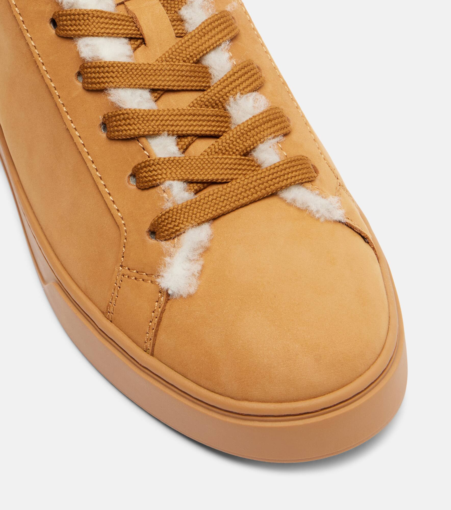 Classic shearling-lined suede sneakers - 5