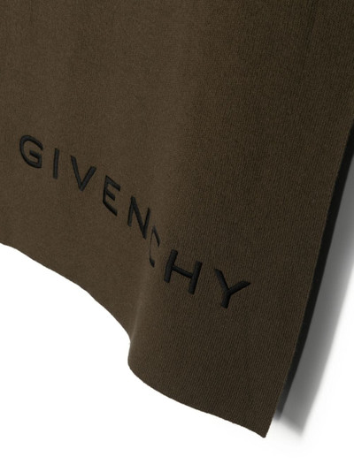 Givenchy 4G-motif logo-embroidered scarf outlook