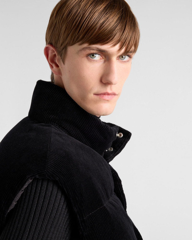 Corduroy down vest 3