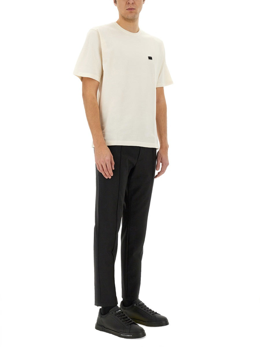 Cotton T-Shirt With Plaque - 2