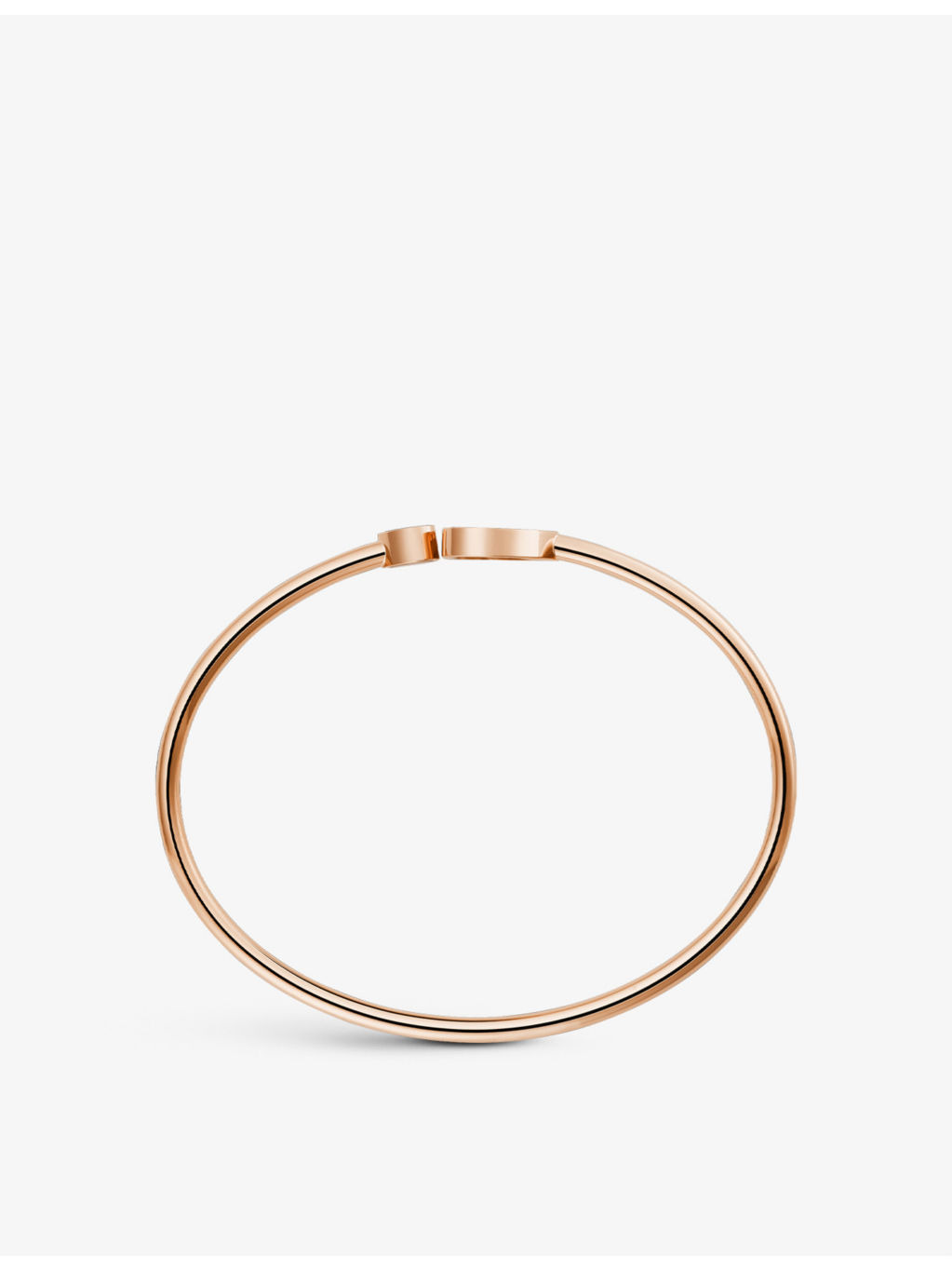 Happy Hearts 18ct rose-gold, 0.19ct round-cut diamond and mother-of-pearl bracelet - 3