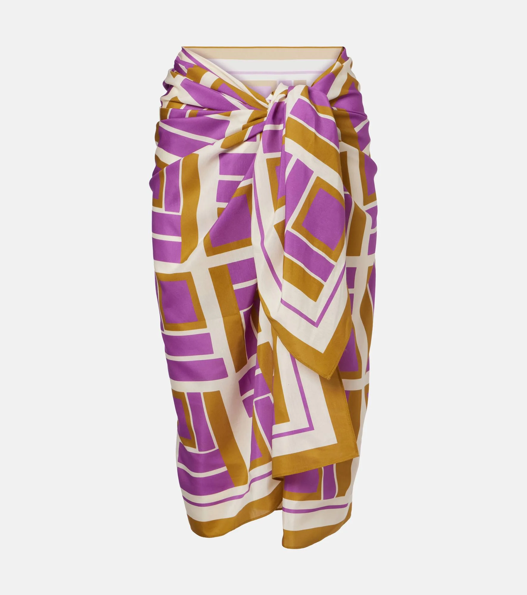 Vibration cotton and silk beach cover-up - 1