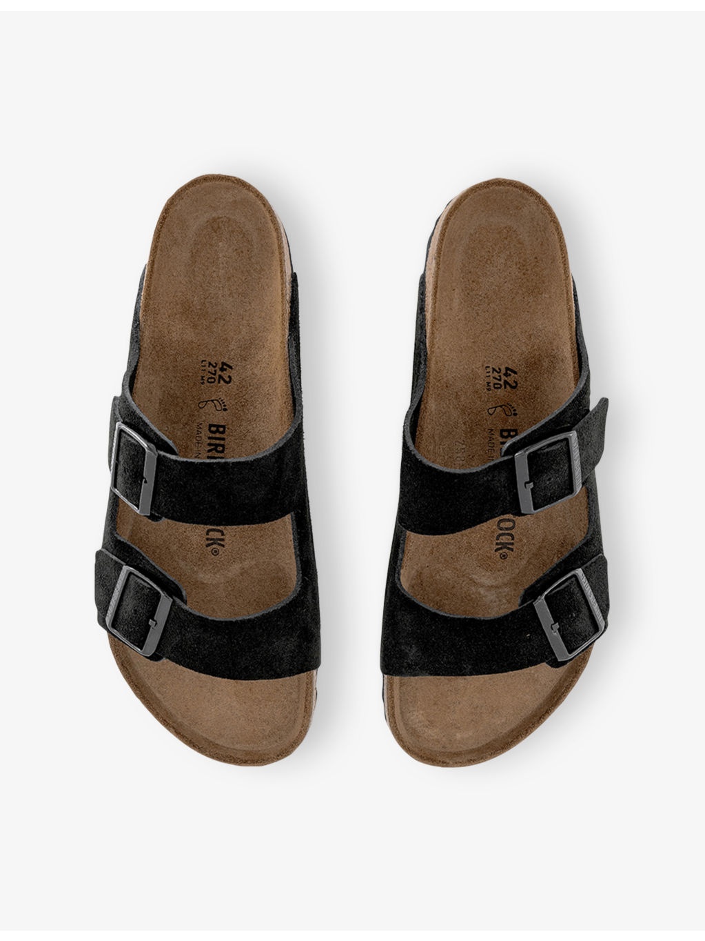 Arizona Two-Strap Leather Sandals - 2