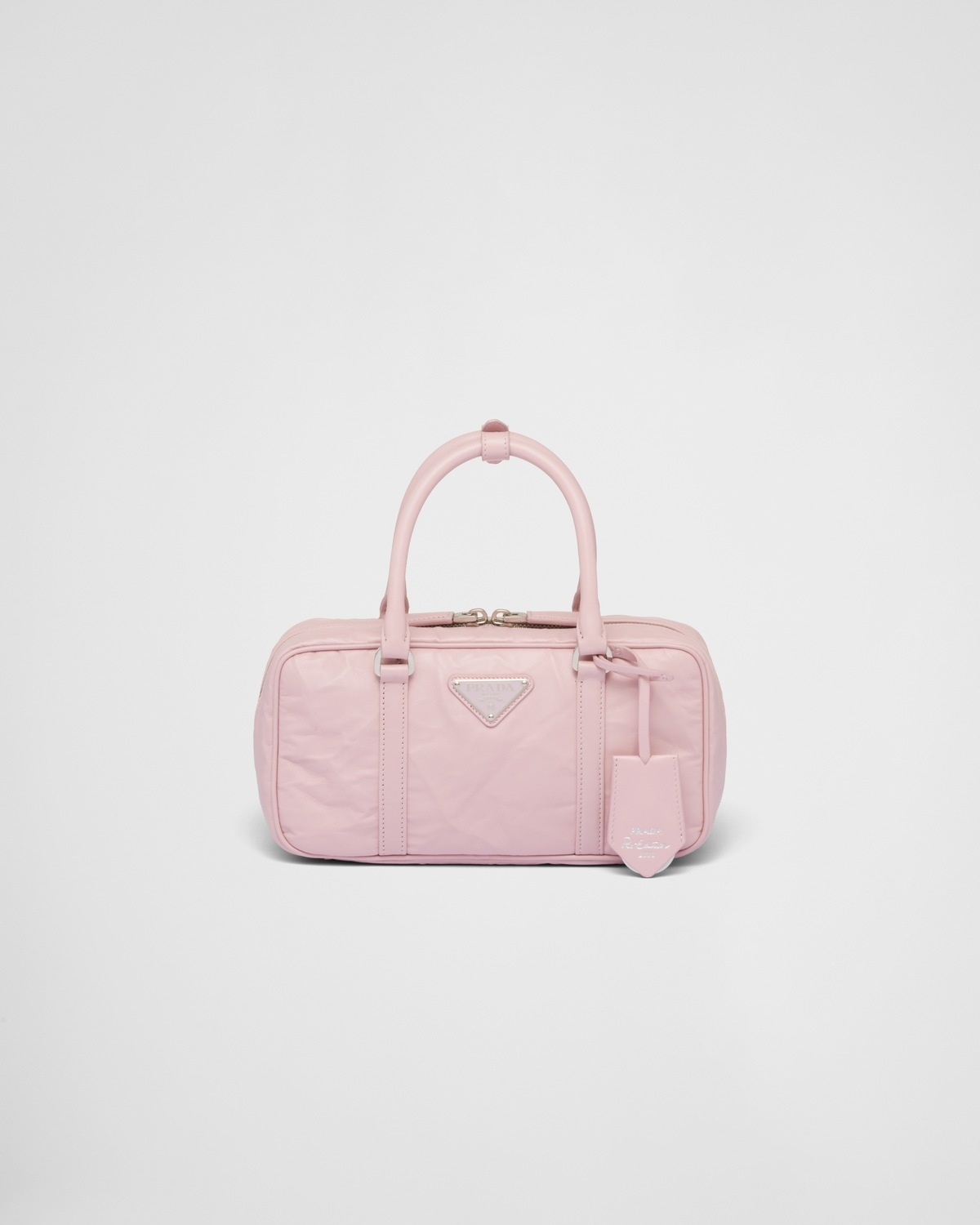ショルダーバッグ・ポシェット PRADA | Antique nappa leather top-handle bag PRADA Antique nappa leather multi-pocket top-handle bag