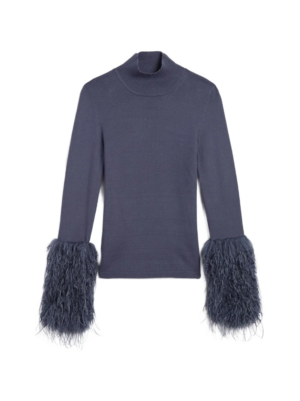 Aspen faux-fur cuff sweater - 1
