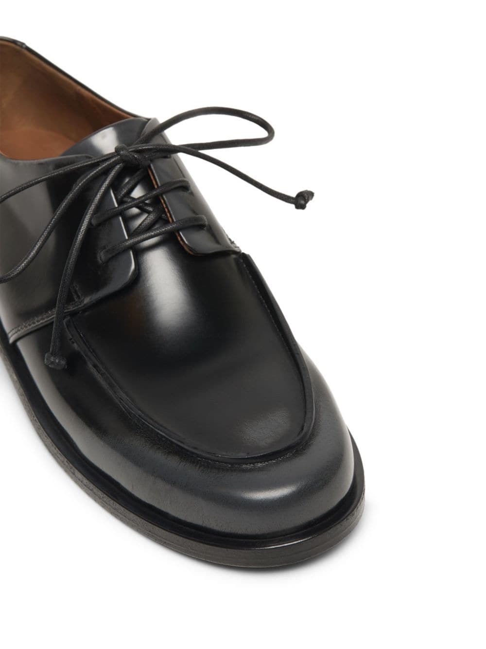 calf leather derby shoes - 4