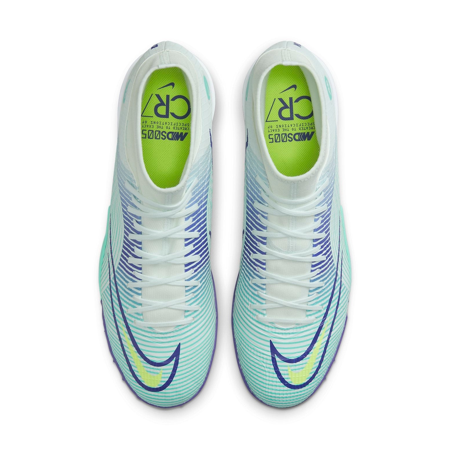 Nike Mercurial Superfly 8 Academy Dream Speed TF Turf 'White Teal Purple' DN3789-375 - 4