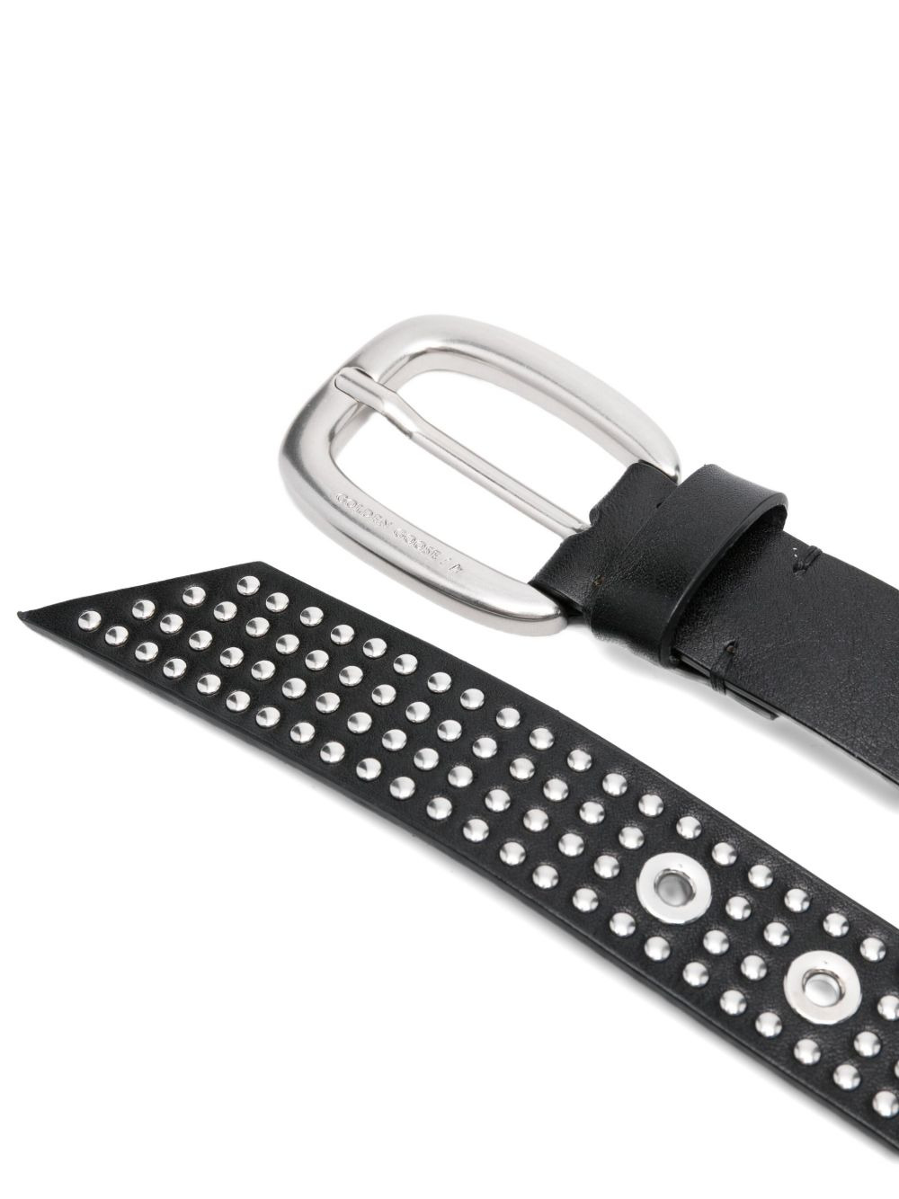 studded leather belt - 3