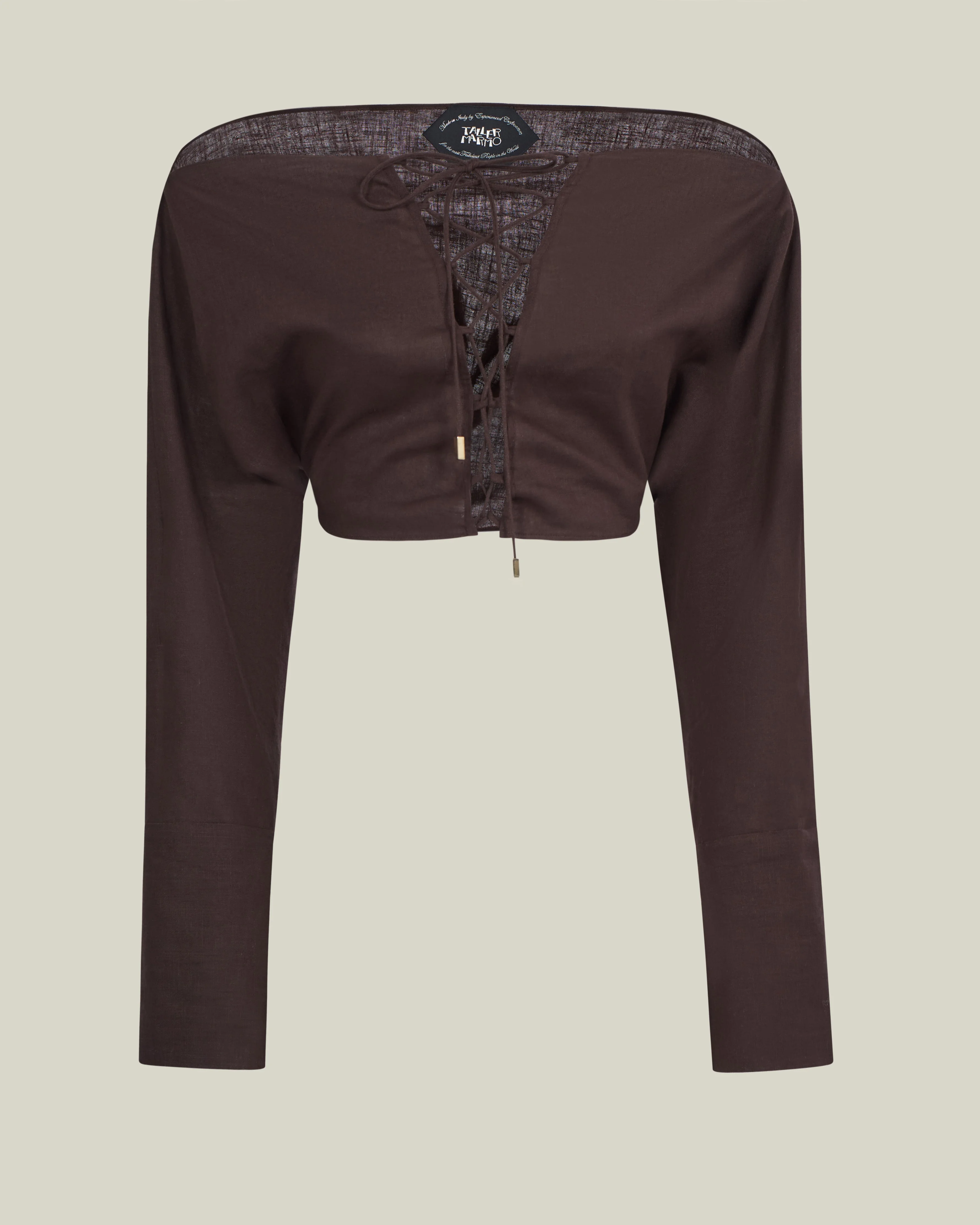 Mila Desert Blouse in Chocolate - 1