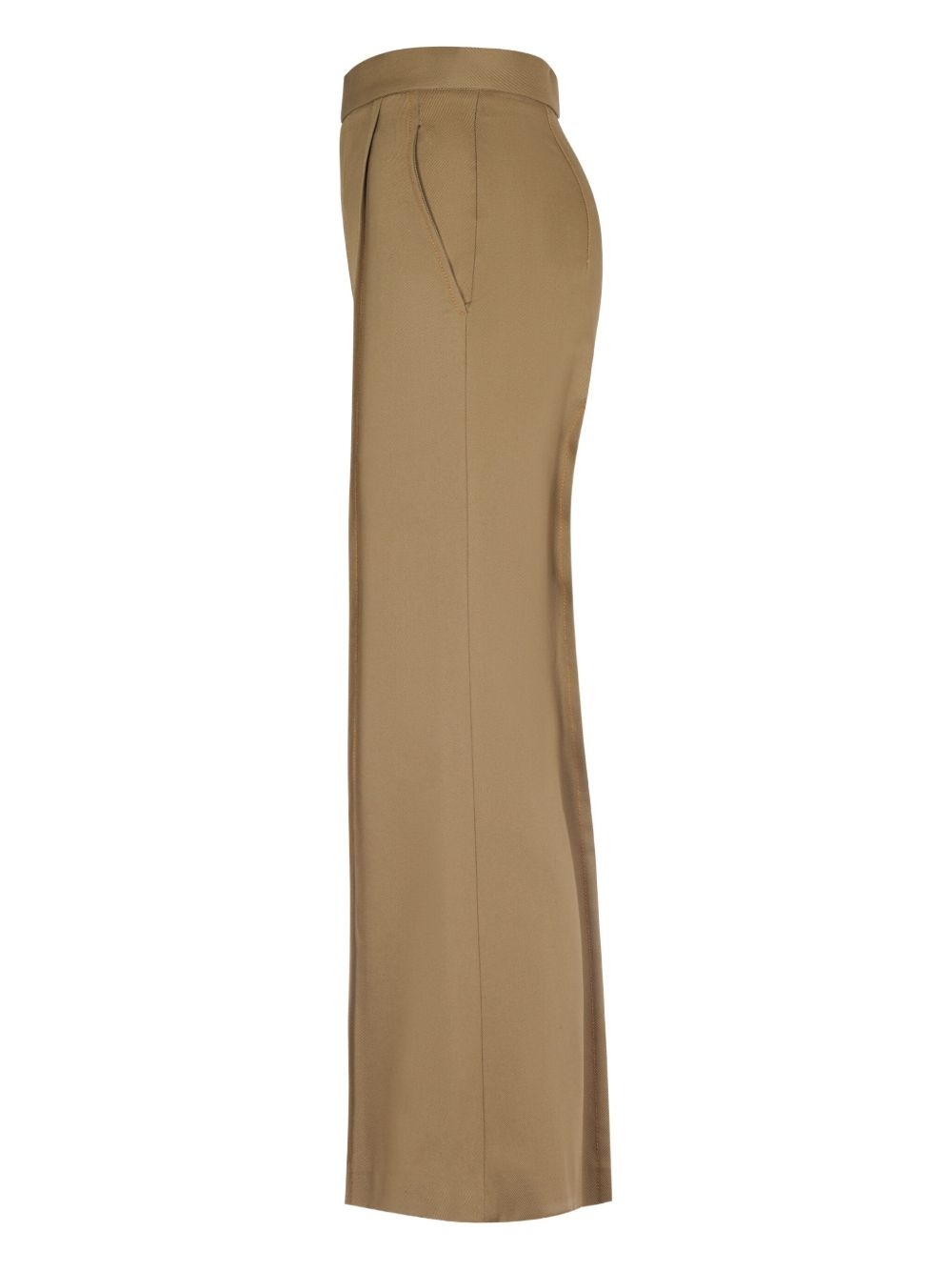 high-waisted flared trousers - 3