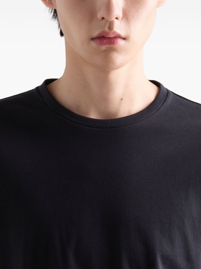 logo-embroidered short-sleeve T-shirt 5