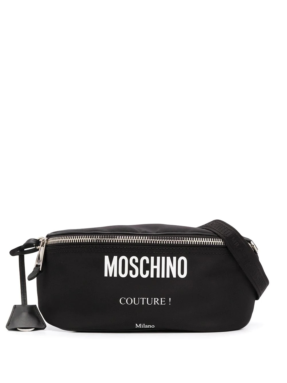 logo print belt bag - 1