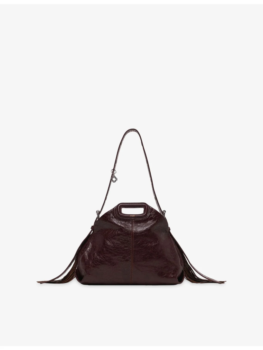 Miss M Crackled-Leather Shoulder Bag - 1