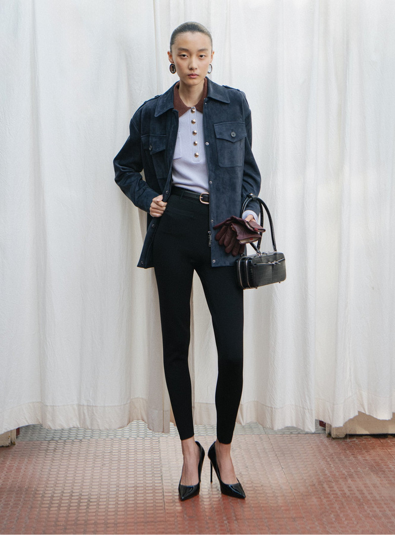 Navy Suede Jacket 6