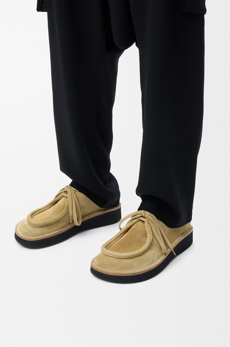 Loewe Faro lace-up in suede calfskin outlook