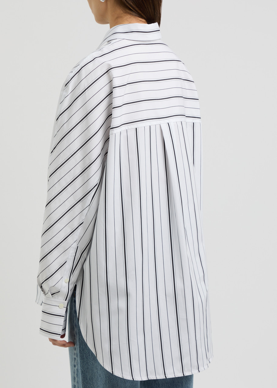Toteme Striped-print Cotton-poplin Shirt - 3