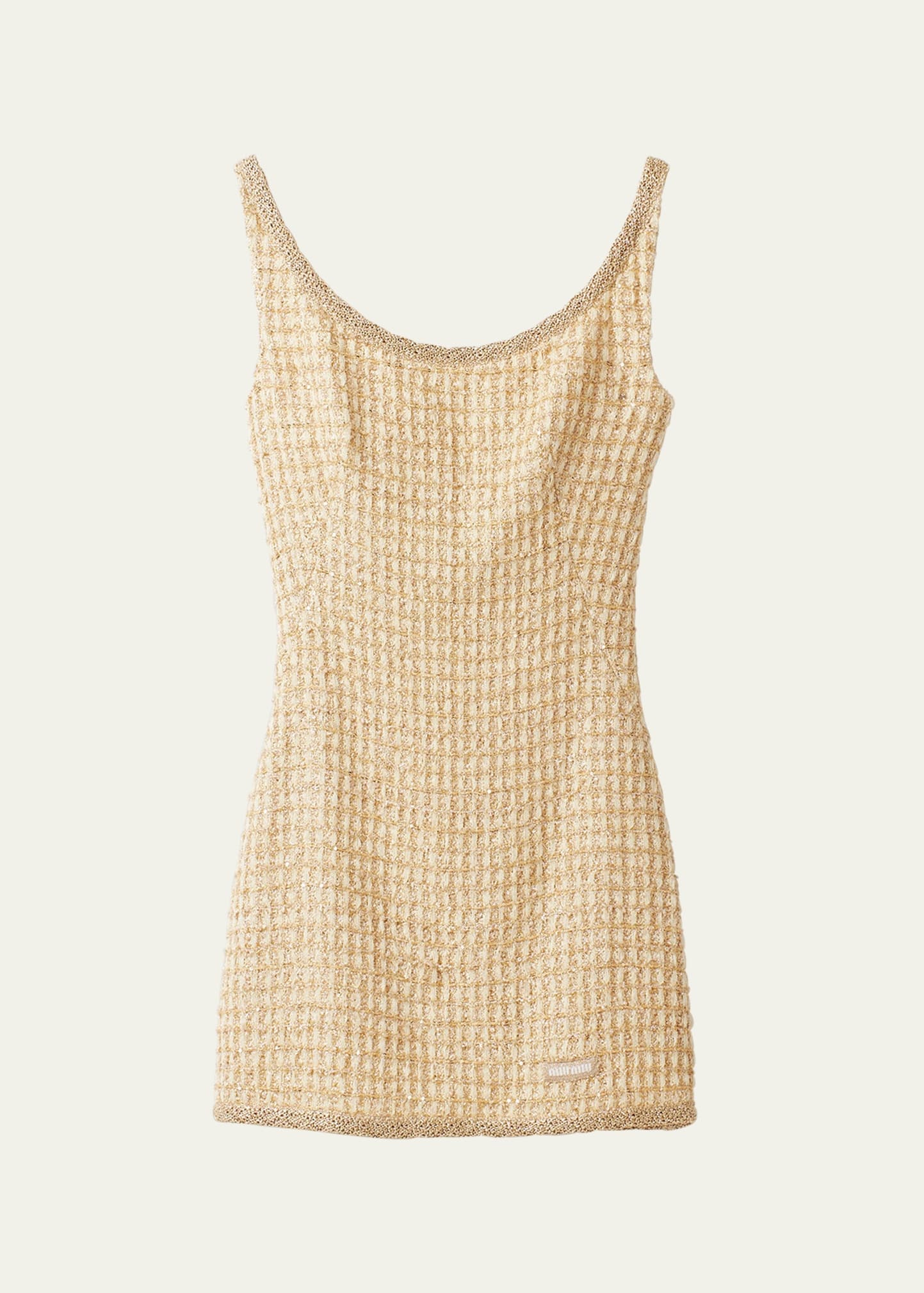 Crochet Mini Dress - 1