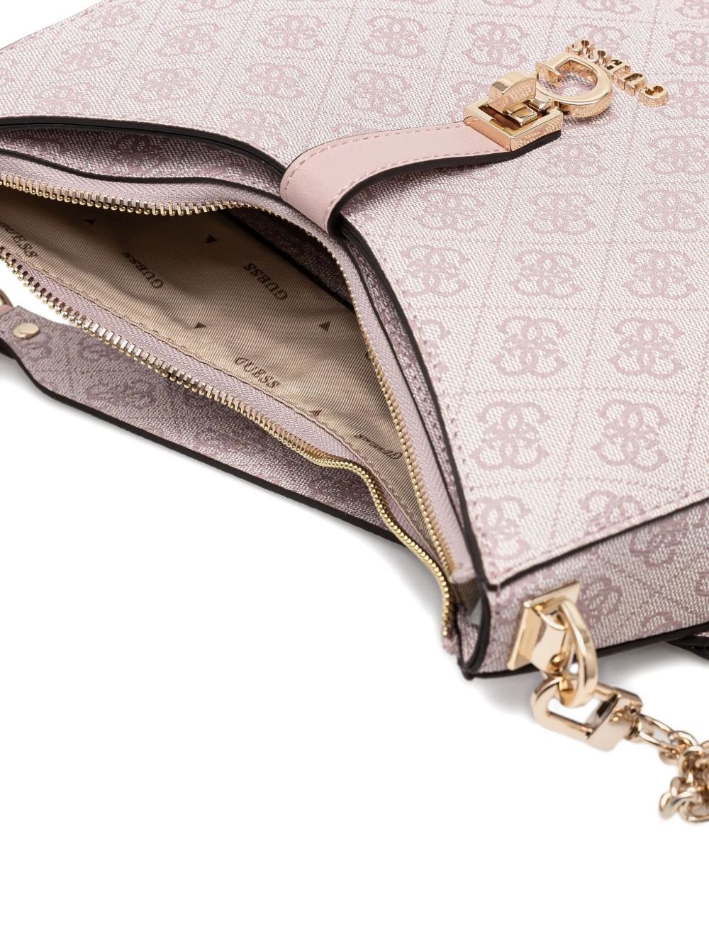 Zamira logo-printed shoulder bag - 4
