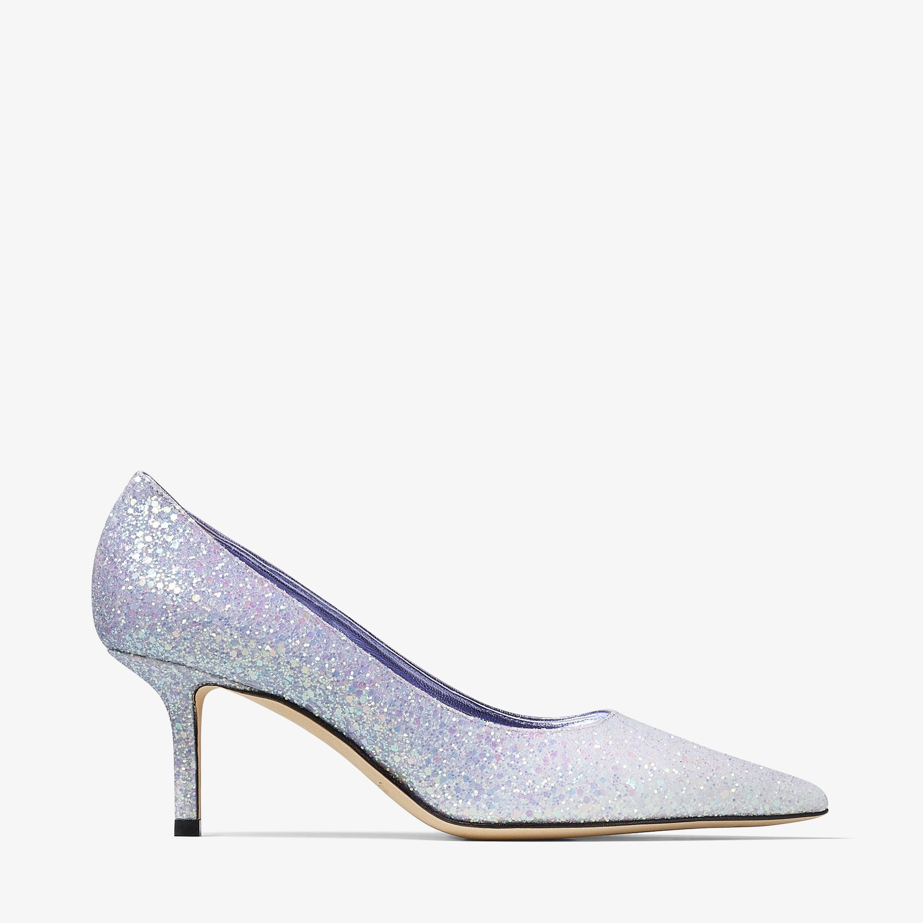 Love 65
Lilac Dégradé Coarse Glitter Fabric Pumps - 1