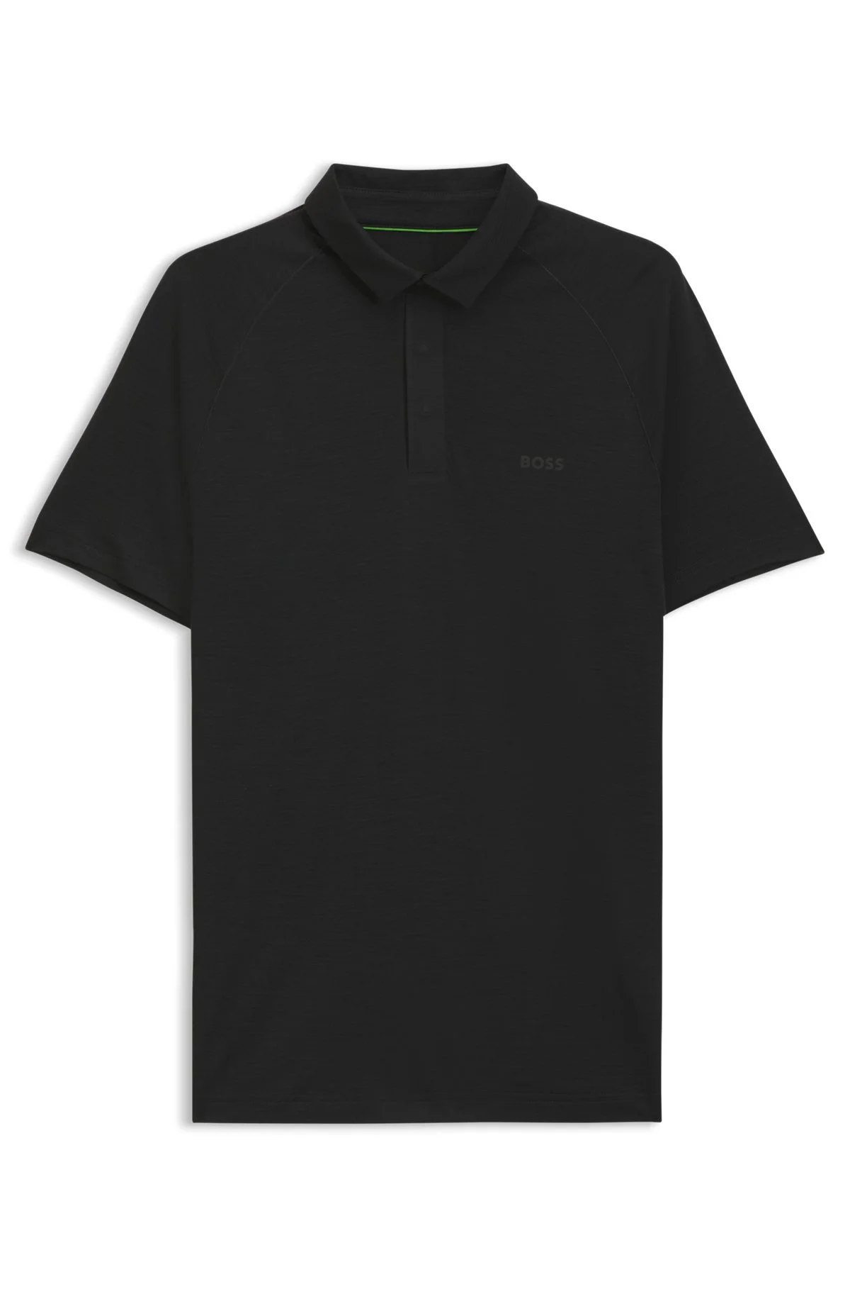WOOL-BLEND SLIM-FIT POLO SHIRT WITH CONCEALED PLACKET - 1