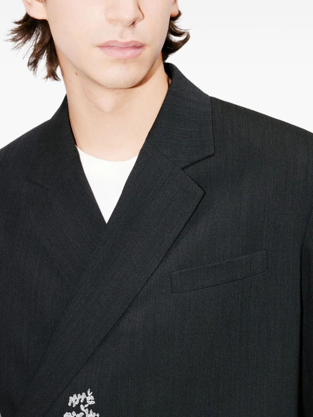 single-breasted blazer - 5