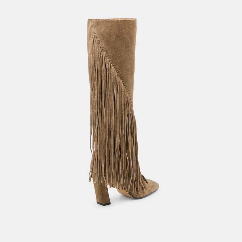 GIANO BOOTS OLIVE SUEDE 5