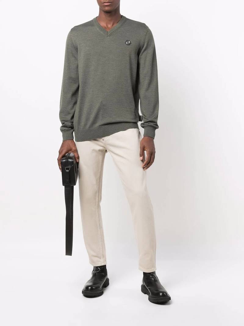 PHILIPP PLEIN Iconic carrot-cut jeans outlook
