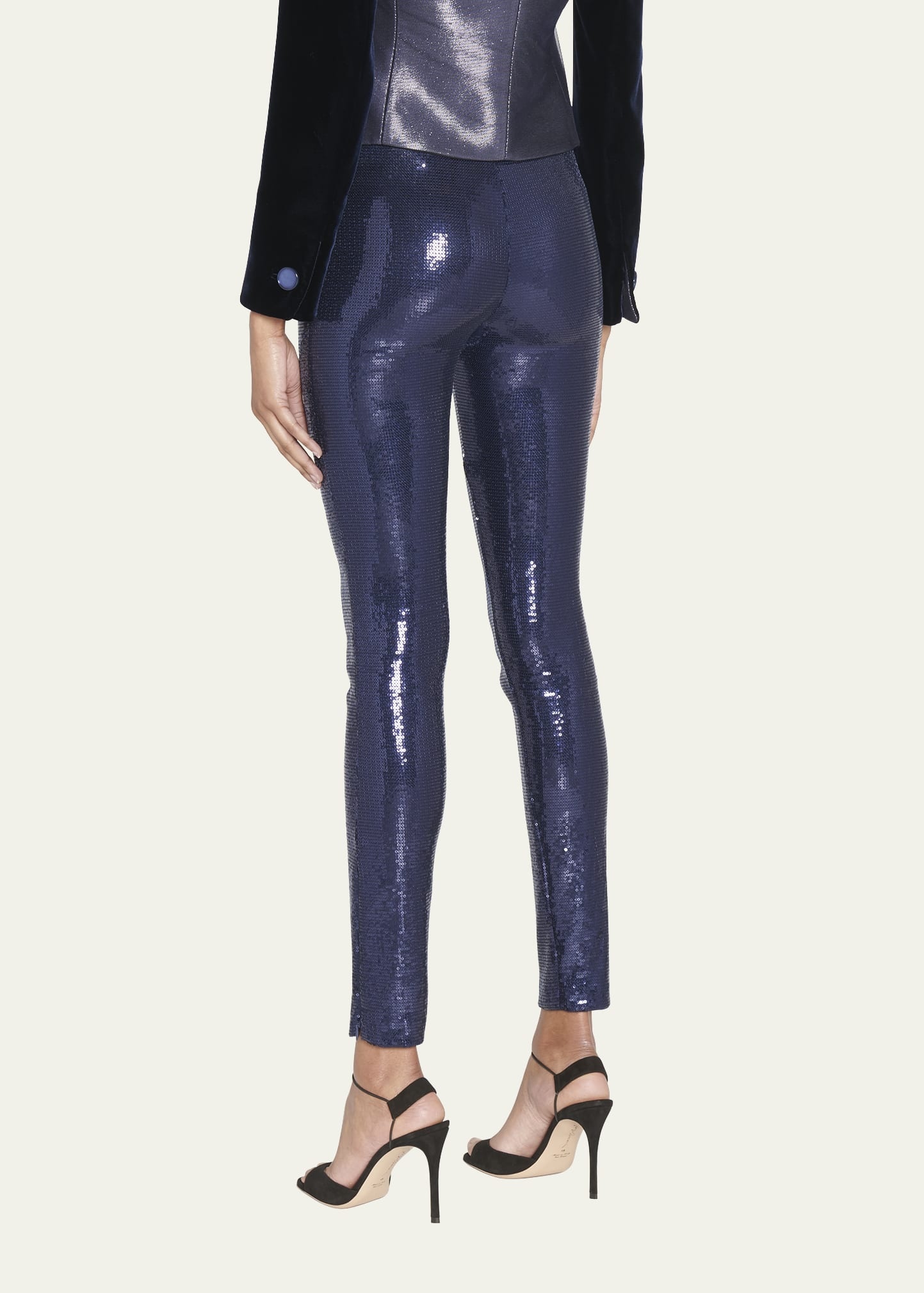 Sequin Ankle Leggings - 3