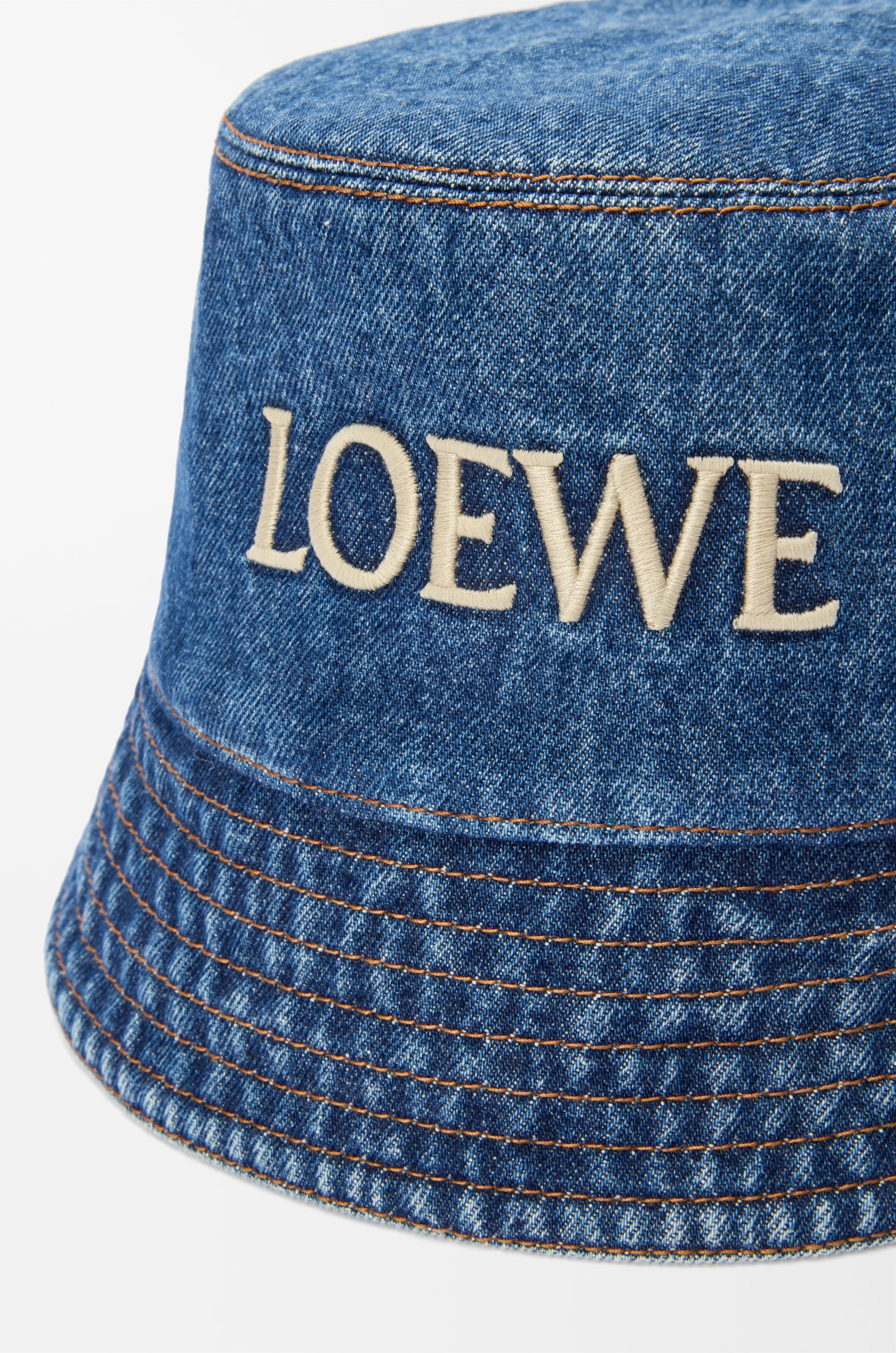 LOEWE bucket hat in denim - 5