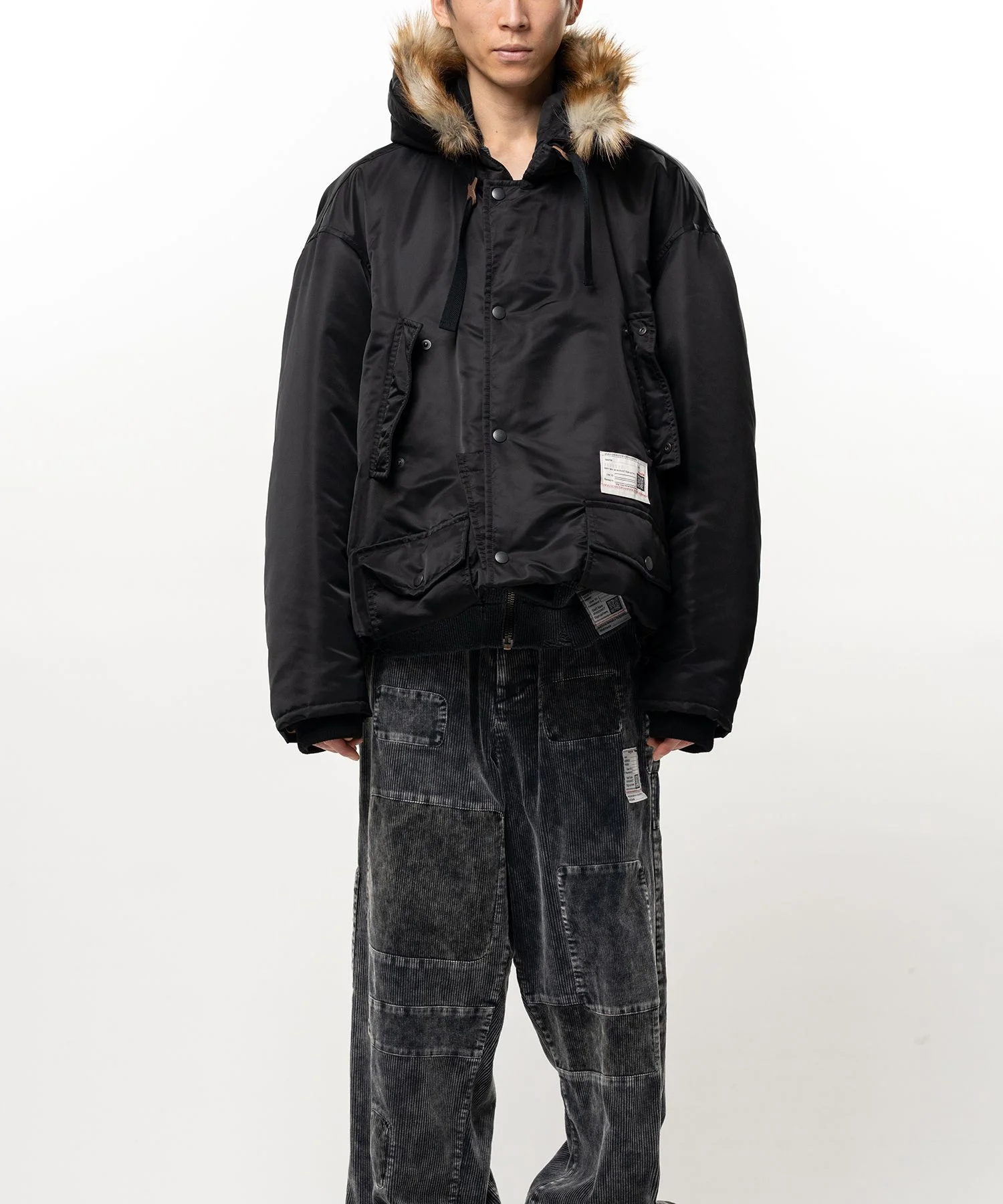 Folded Hem Mountain Hooded Jacket - 1
