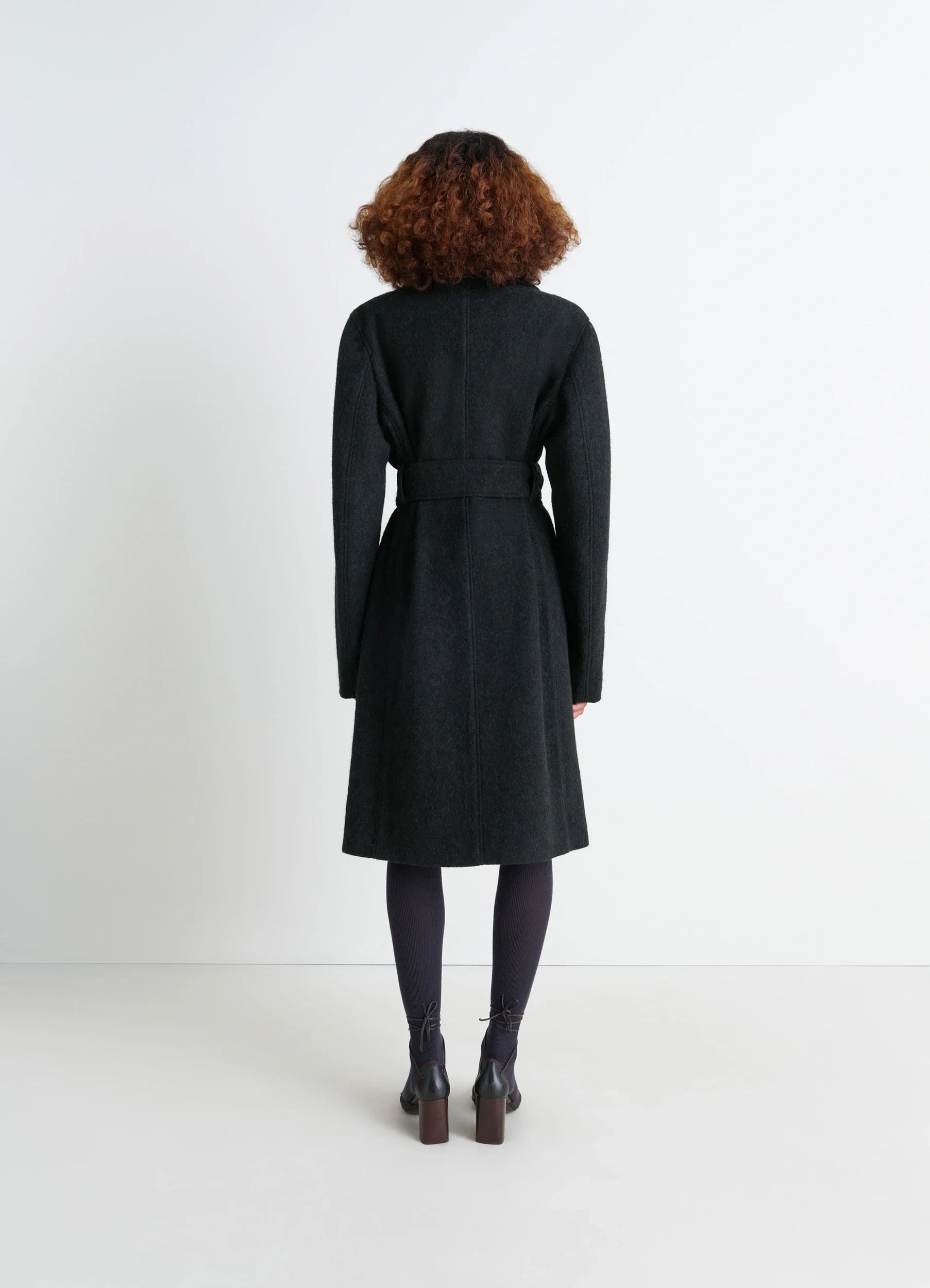 BELTED TAILORED COAT - 6