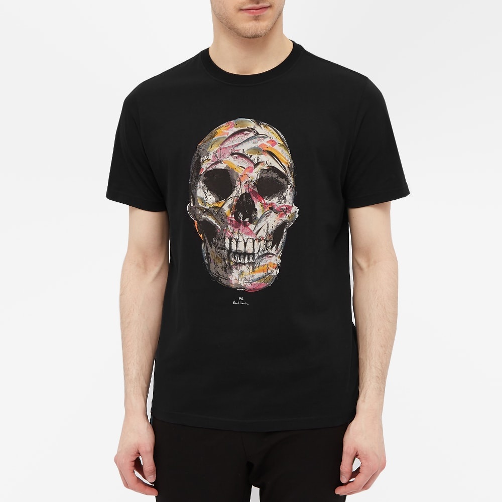 Paul Smith Multicoloured Skull Tee - 3