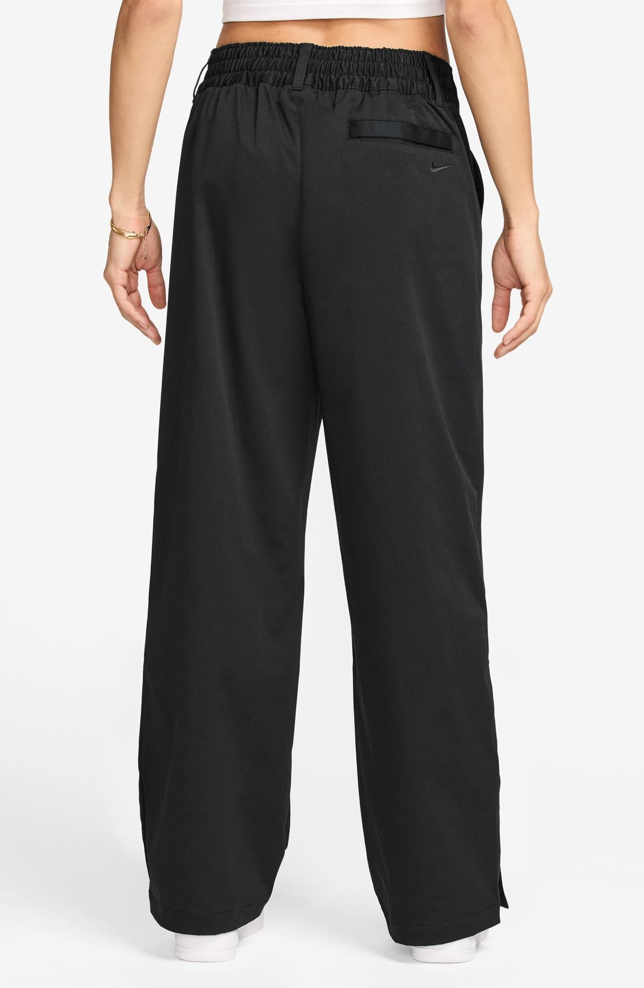 Nike Structured Twill Pants in 010 Black/black at Nordstrom - 2
