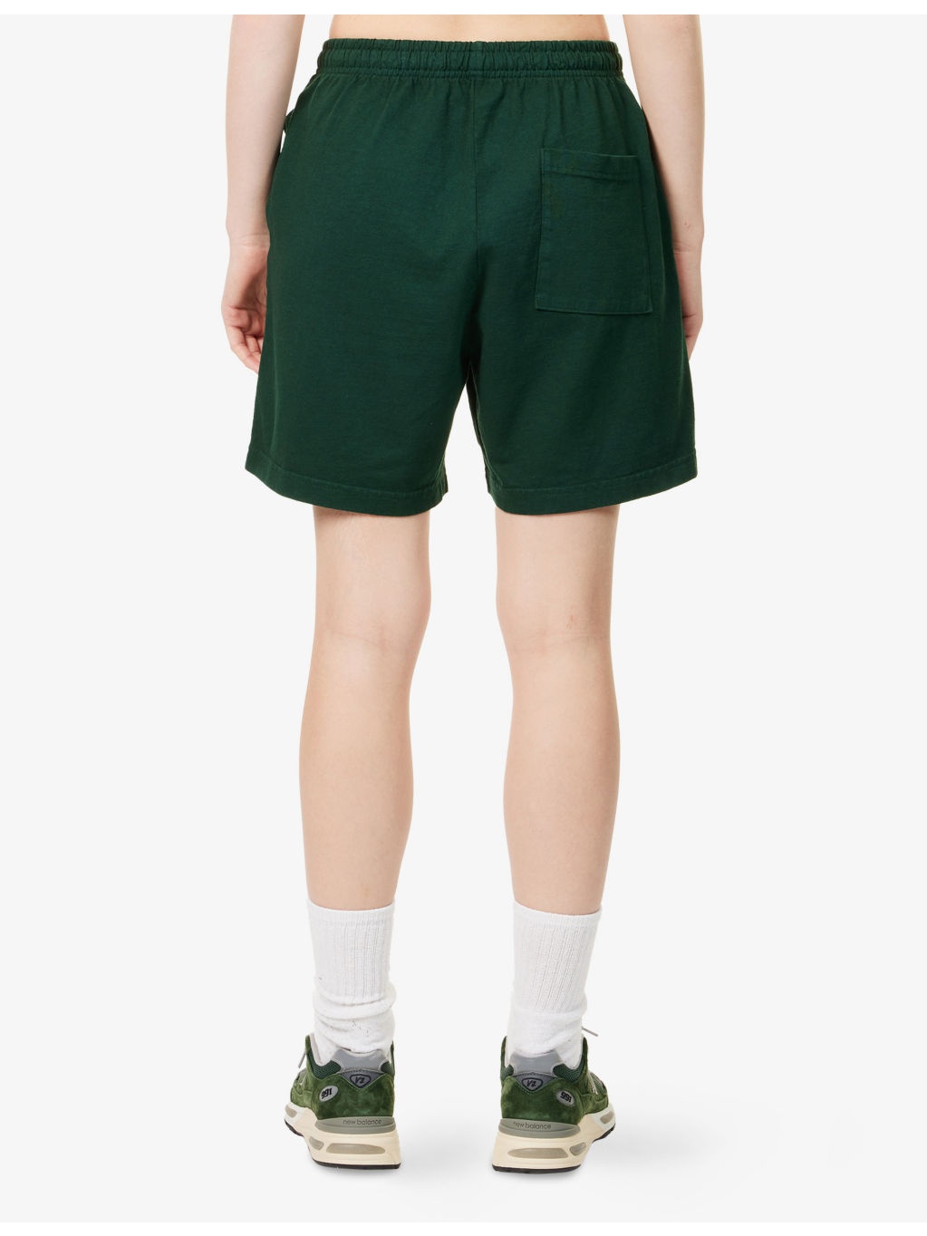 NY94 Two-Slip-Pockets Cotton-Jersey Shorts - 4