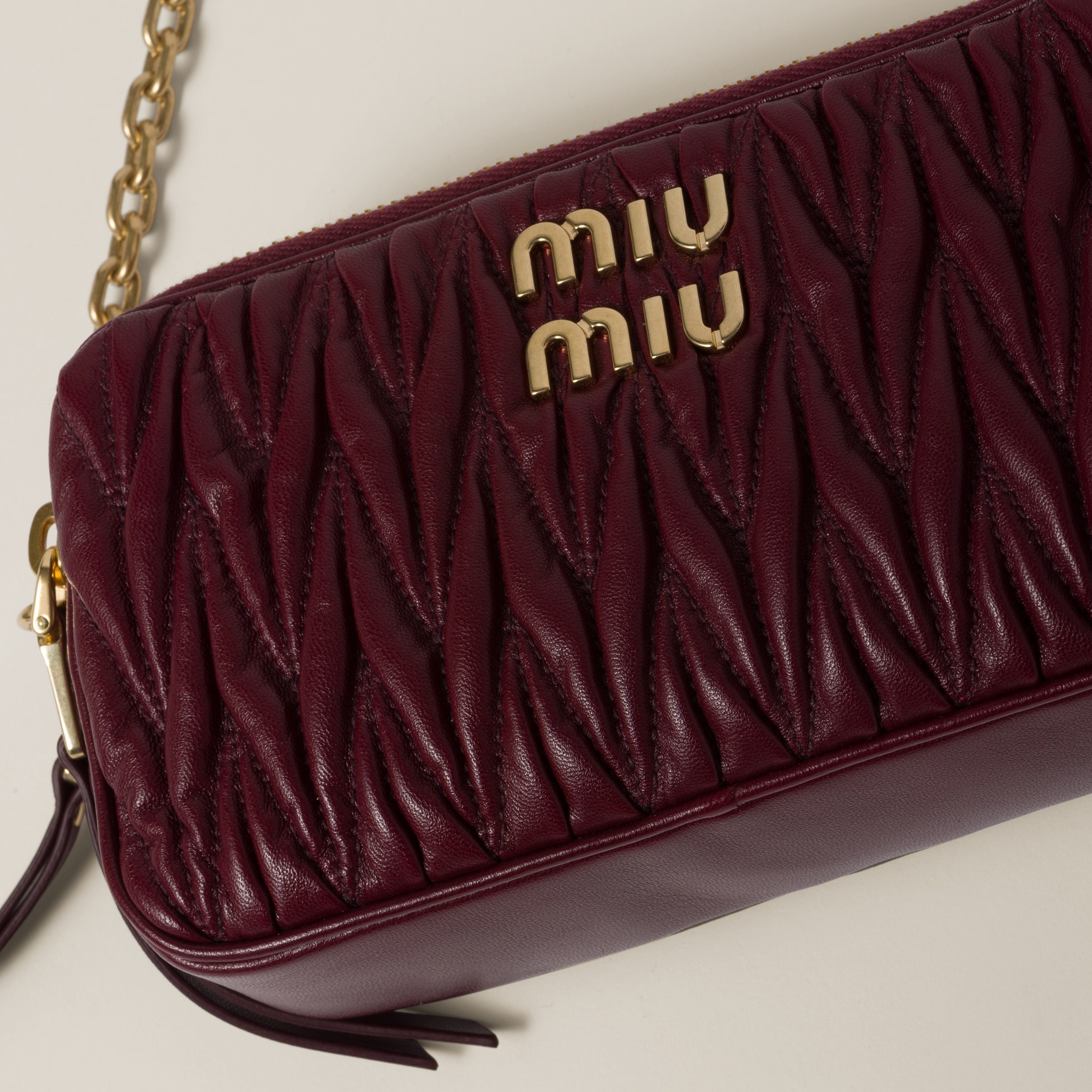 Matelassé nappa leather mini-bag - 7