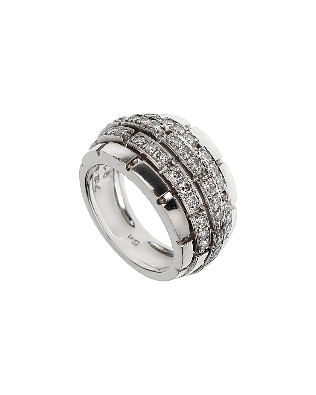 Cartier 18K 0.75 ct. tw. 다이아몬드 팬더 링 (본격 사전 사랑) - 1