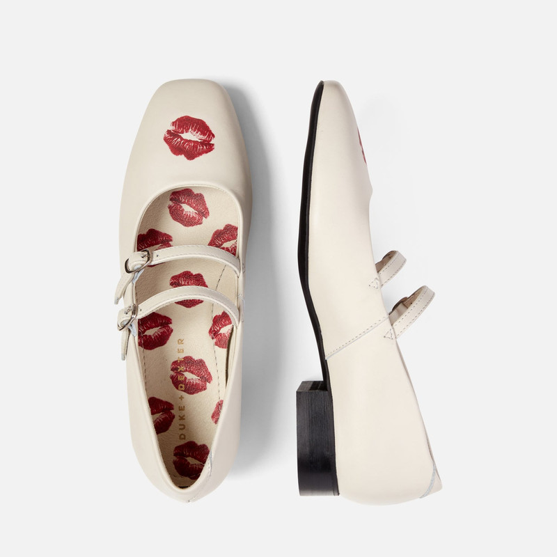 Ruby Off-White Kiss Mary Jane - Women's 5