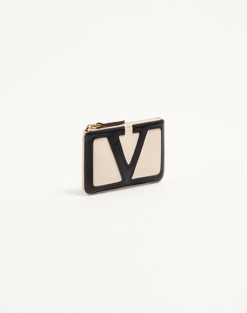 VALENTINO GARAVANI VIVA SUPERSTAR NAPPA LEATHER KEY RING 4
