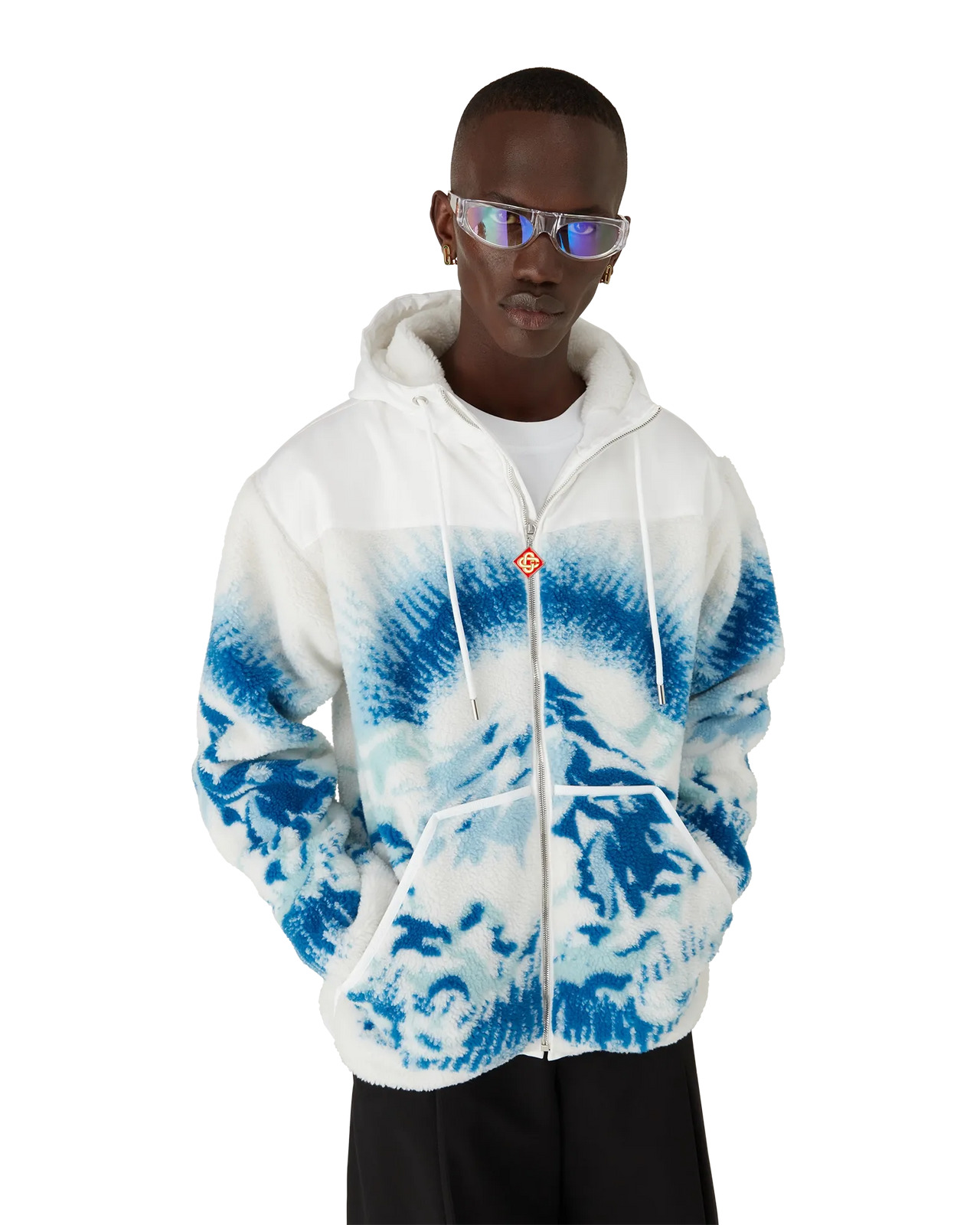 Ski Landscape Fleece Jacket | Casablanca Paris - 4