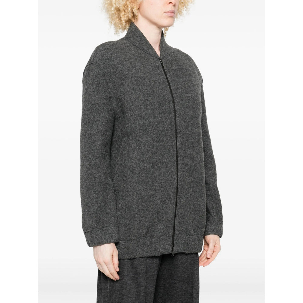 Harris Wharf London Grey Jackets - Bomber Jackets Women - 2