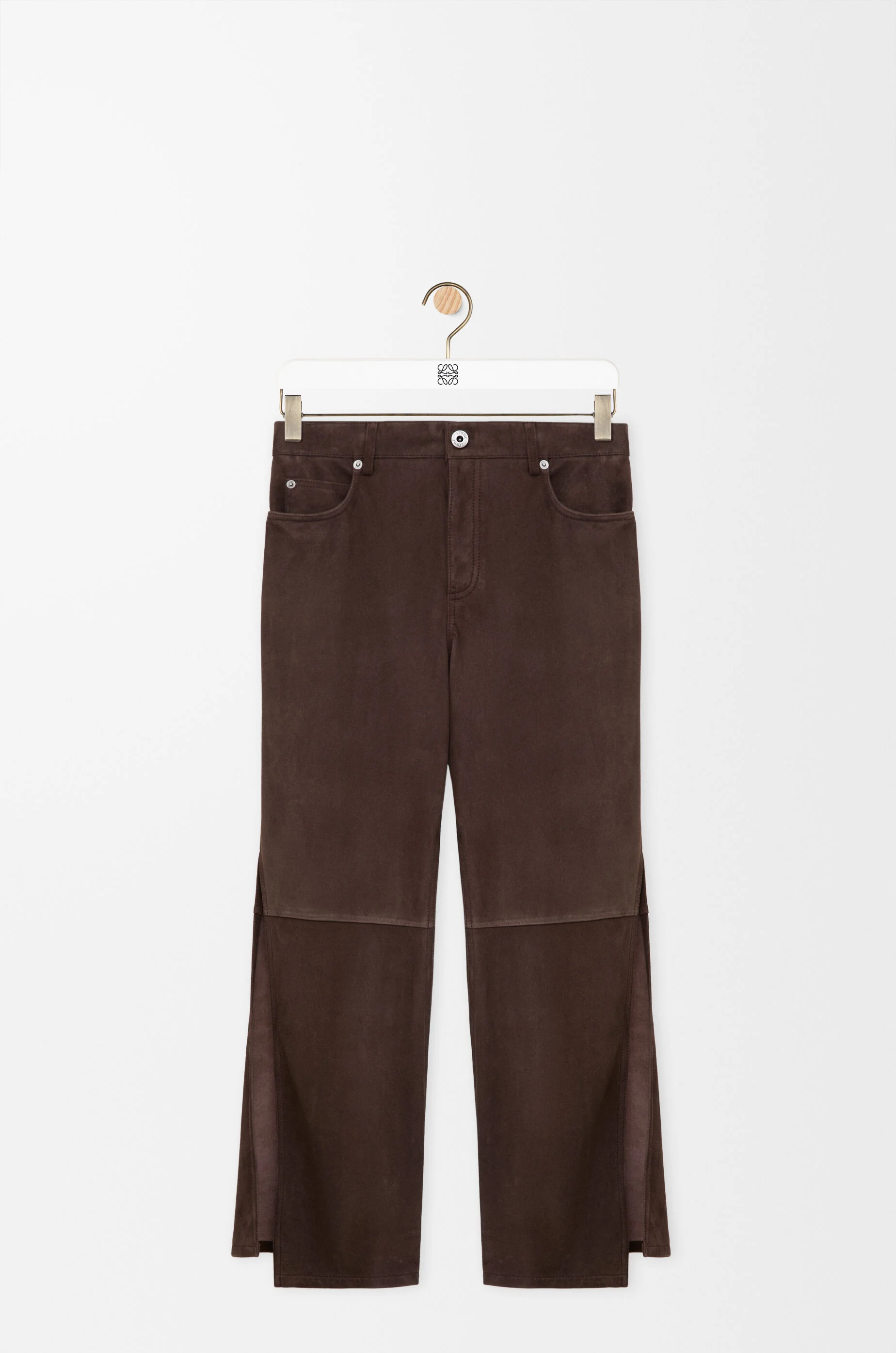 Trousers in suede goatskin - 1
