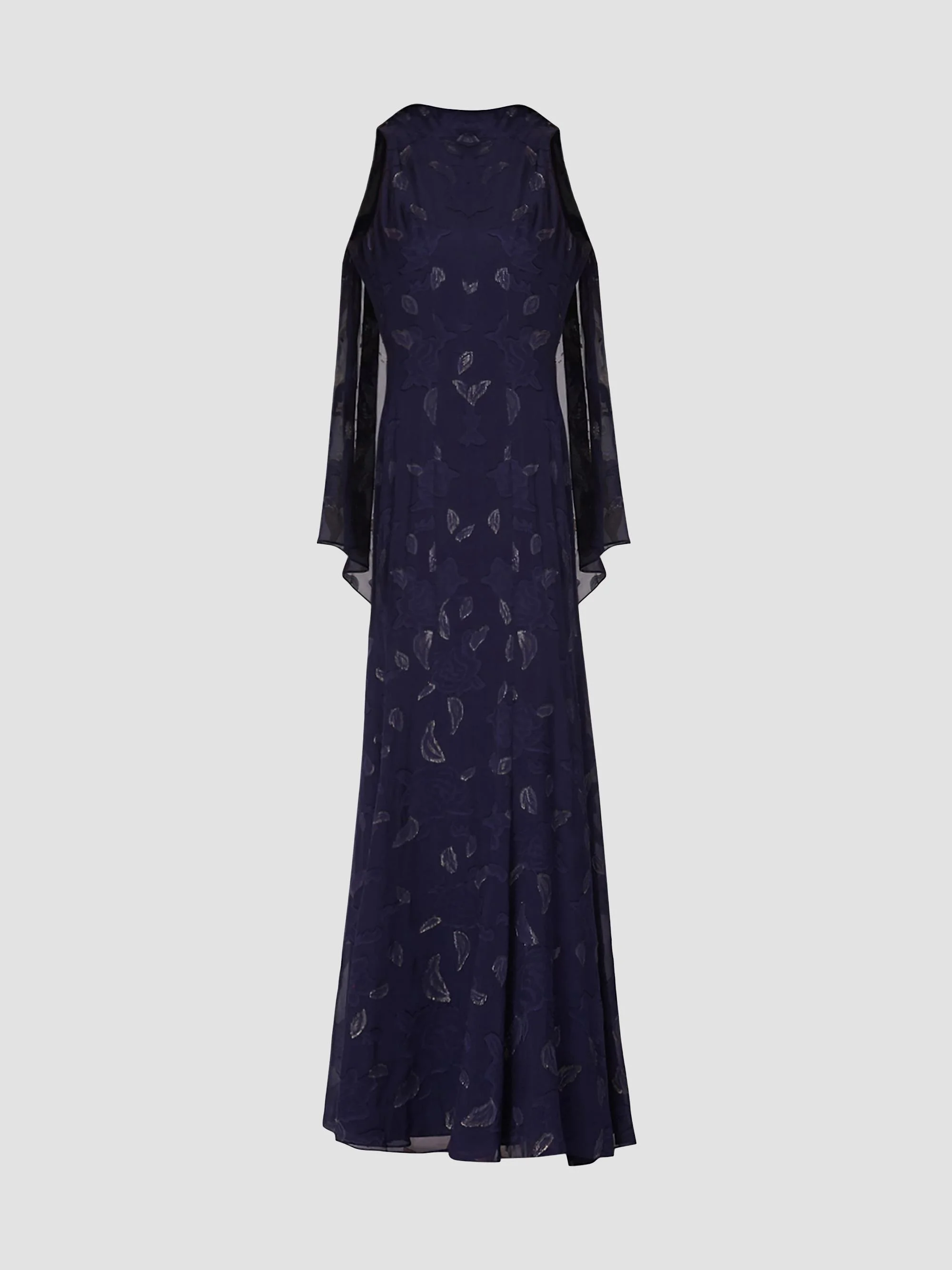 Women's Quinn Metallic Lurex Dress - Navy - 1