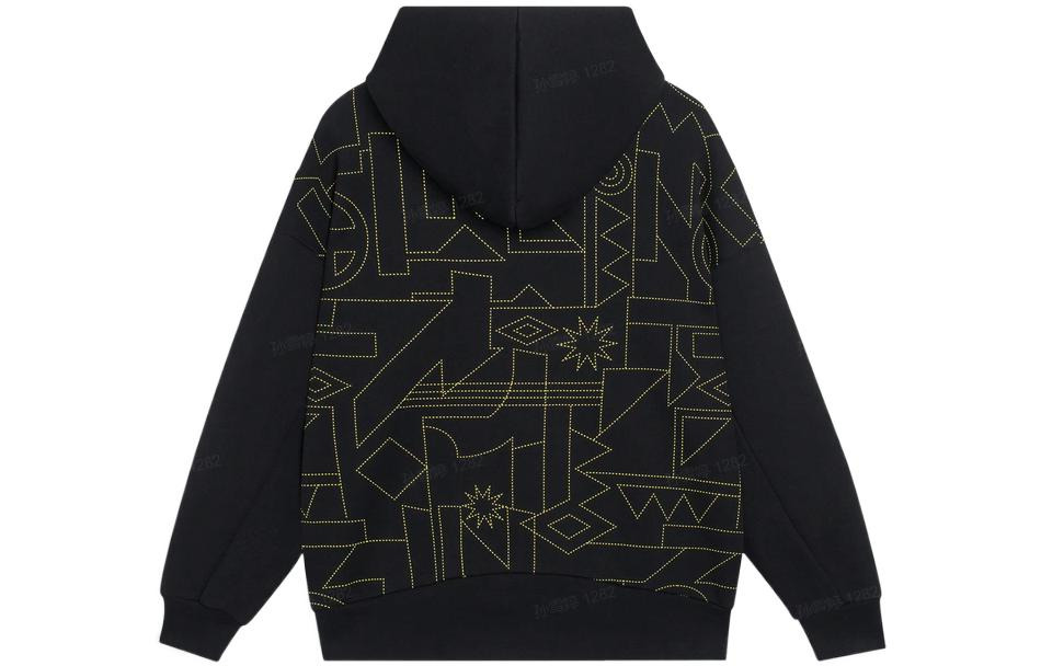 Li-Ning Graphic Hoodie 'Black' AWDSD07-2 - 2