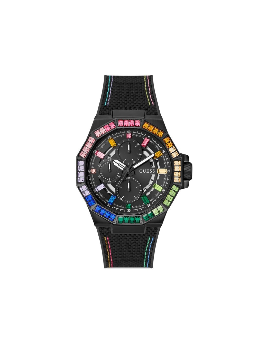 crystal-encrusted chronograph 46mm - 1