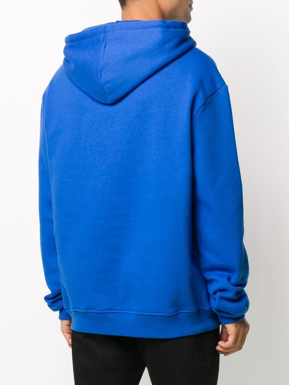 embroidered logo hoodie - 4