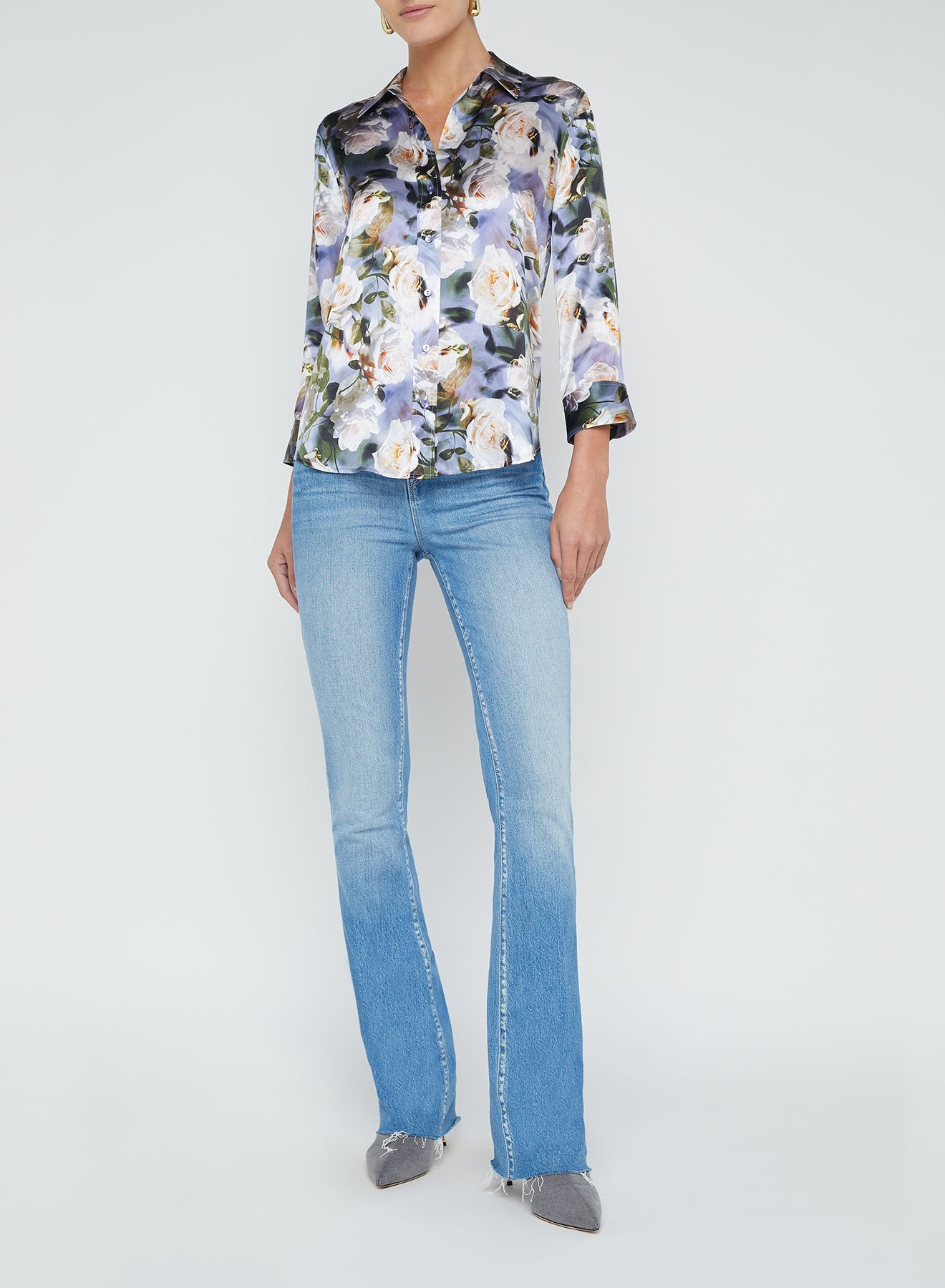 DANI BLOUSE - MULTI DISTRESSED FLORAL - 3