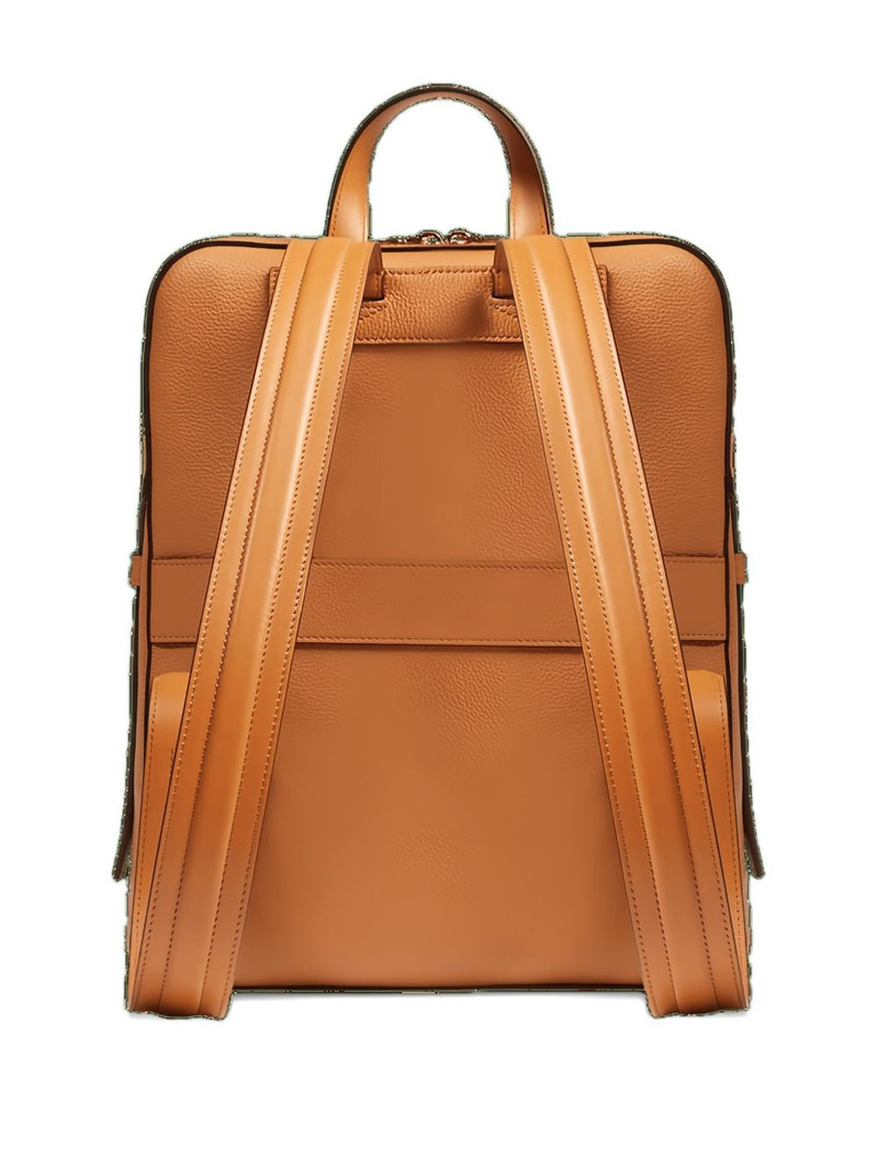 LANCEL Enveloppe leather backpack outlook