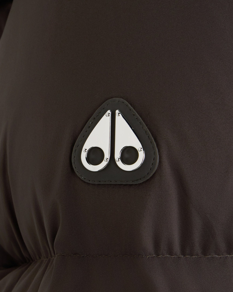 BELLE DUNE SHORT SHEARLING TRIM PUFFER 5