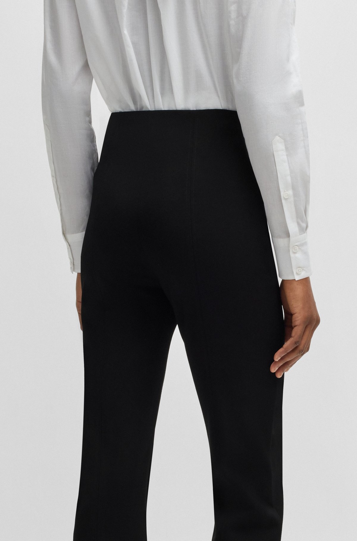 FLARED LEGGINGS IN STRETCH JERSEY - 5